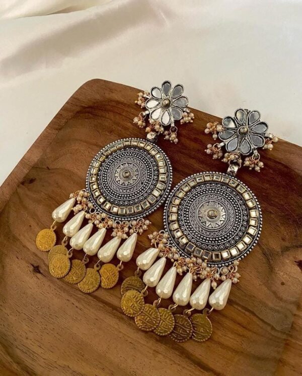 Gold Plated Pearl Earrings