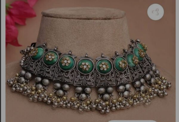 Ghungharoo Kundan Choker Necklace