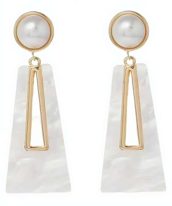 Pearl Korean Earrings - Image 3