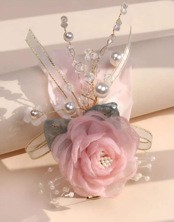 Korean Hair Accessories Rose Hair Clips