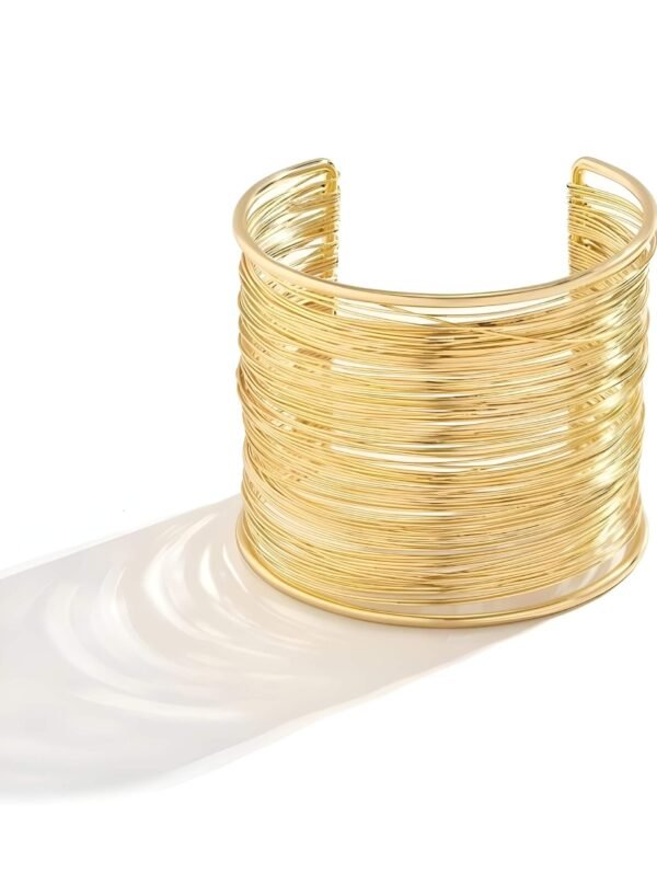 Multilayer Stylish Golden Handcuf - Image 5