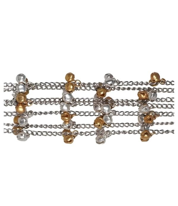 Dual Toned Ghungharoo Bracelet - Image 4