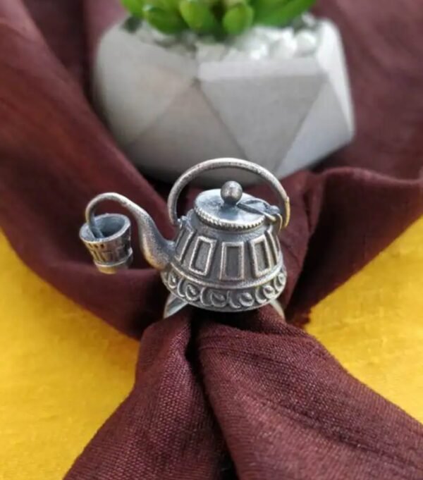 Silver Replica Chai Ketali Antique Ring