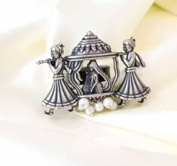 Doli Baarat Pearl Silver Replica Ring