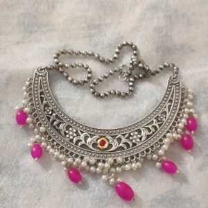 Silver Replica Hasli Necklace