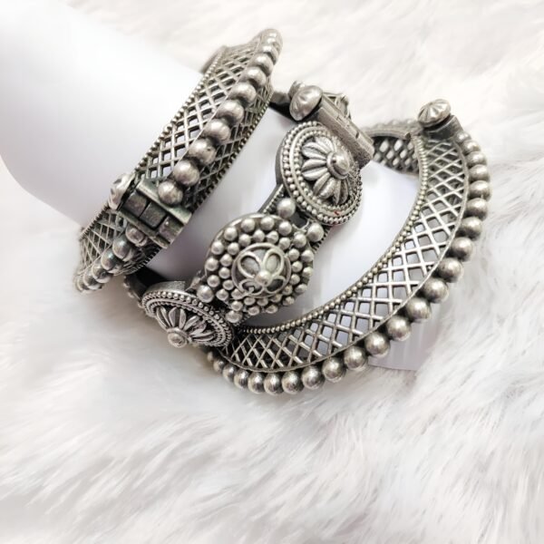 Antique Silver Plated Hand Stack