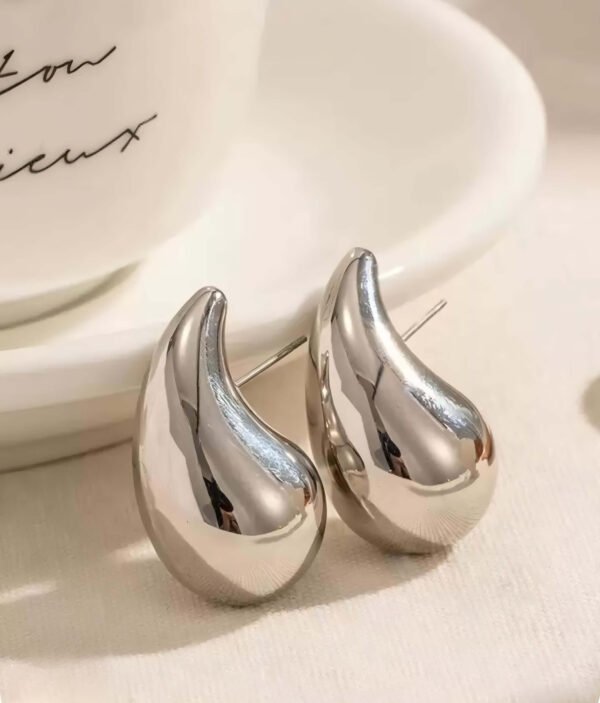 Water Drop Earrings (Silver)